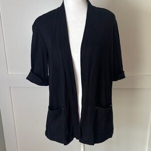 Jones New York Black Signature Cardigan in petite small
